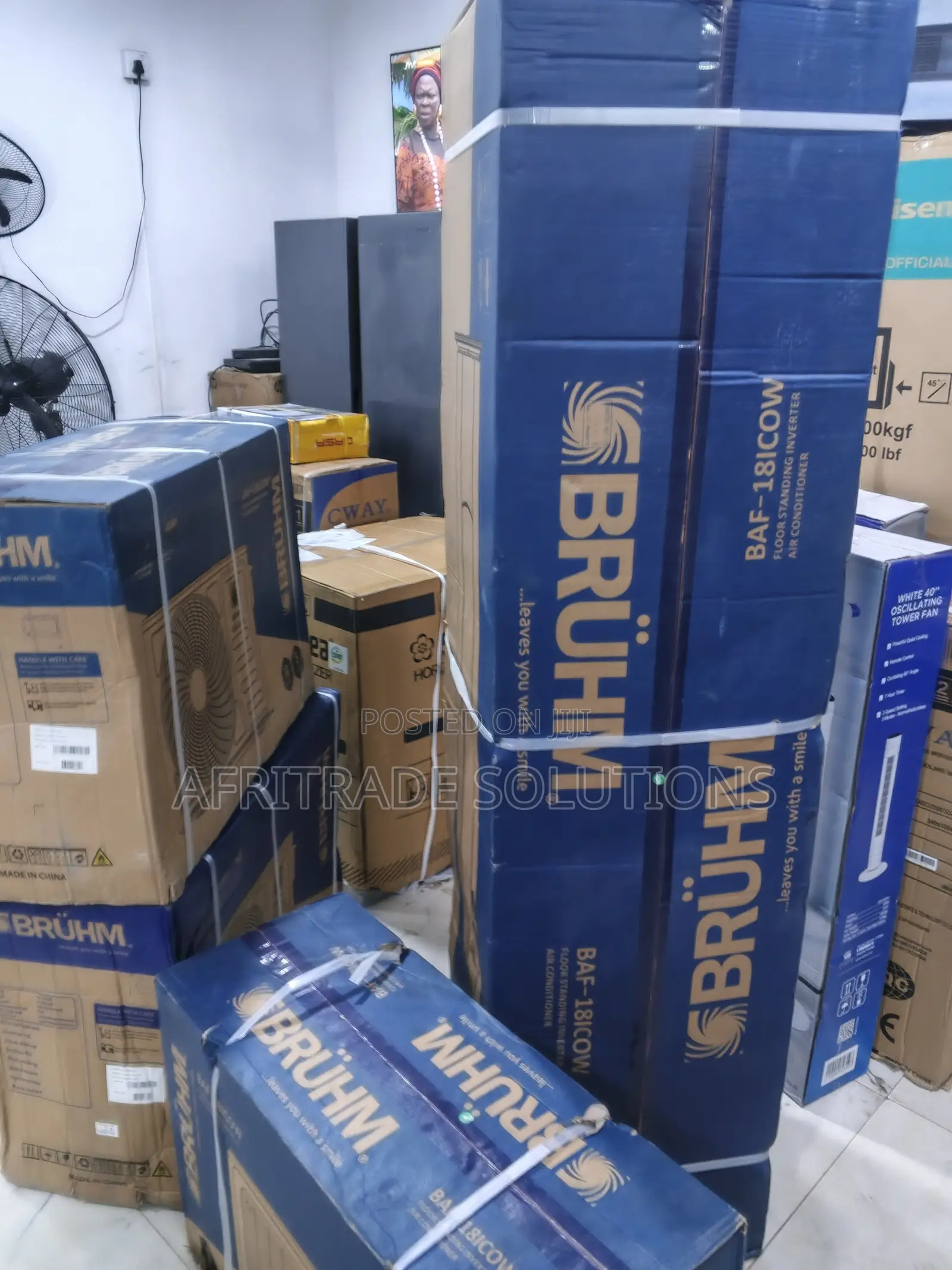 Bruhm 2 Tons Powerful Cooling Inverter Floor Standing Ac