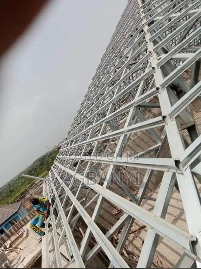 Galvanize Steel Trusses/ Roof Coverage
