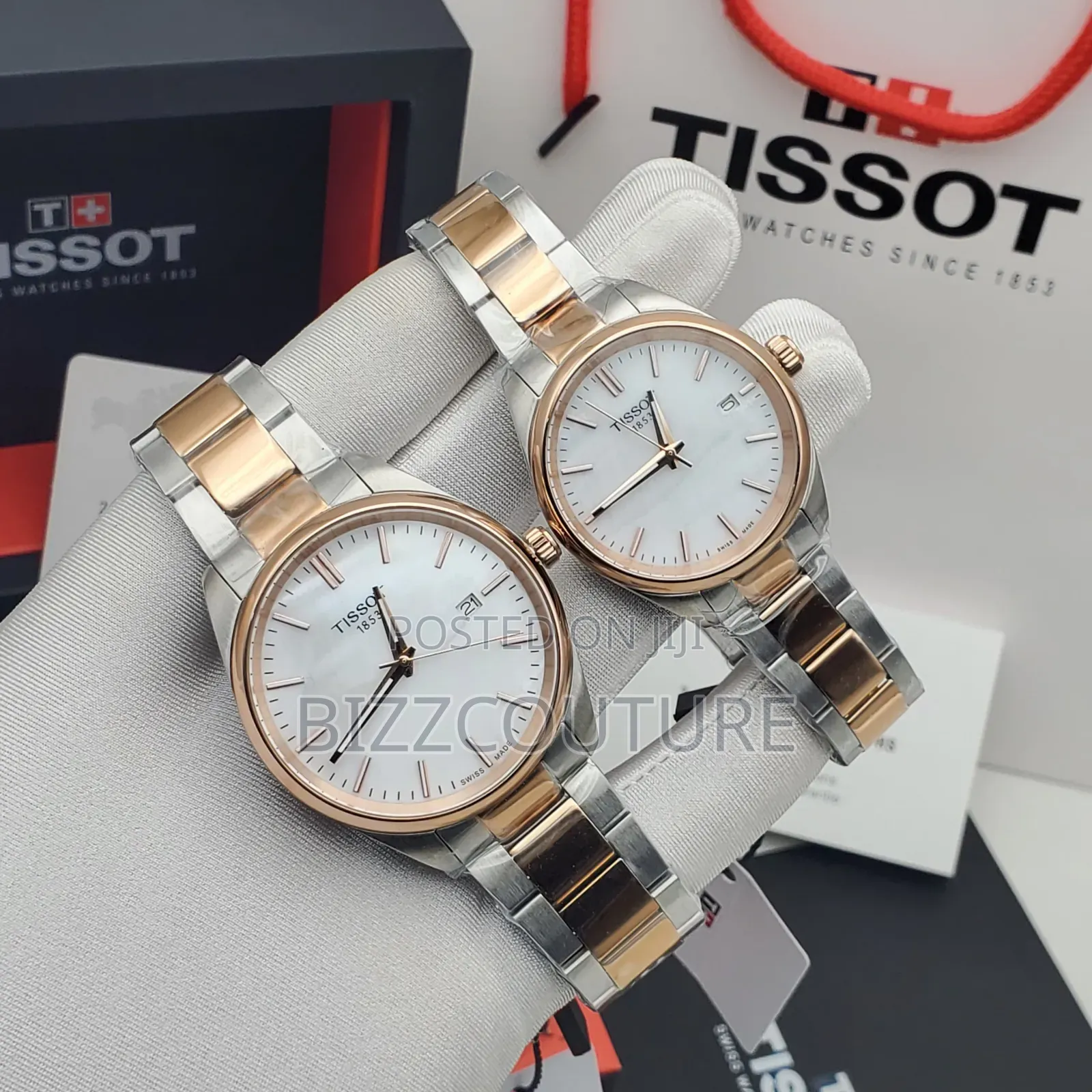 Original Tissot Pr 100 Two-Tone Chain Watch Available in Store
