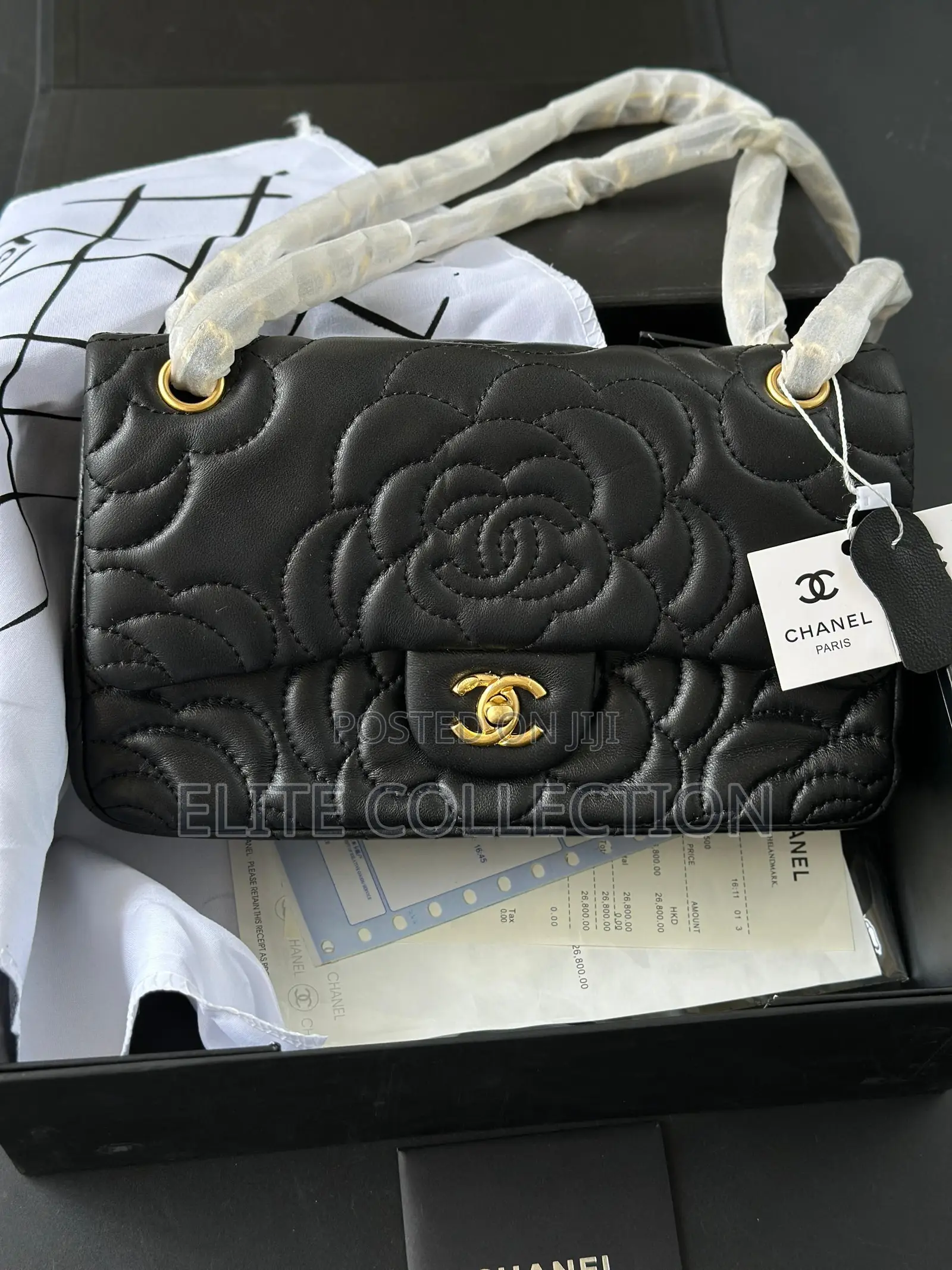 Original Luxury Chanel Bag Size: Medium Color: Black Only