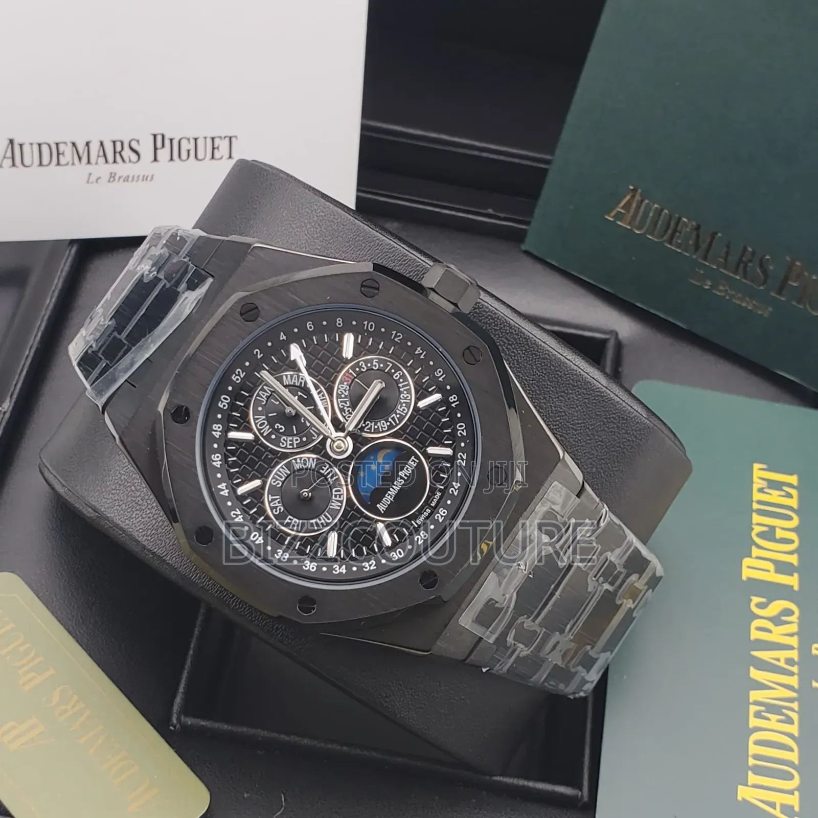 Original Audemars Piguet Royal Oak Black Chain Watch Available Instore
