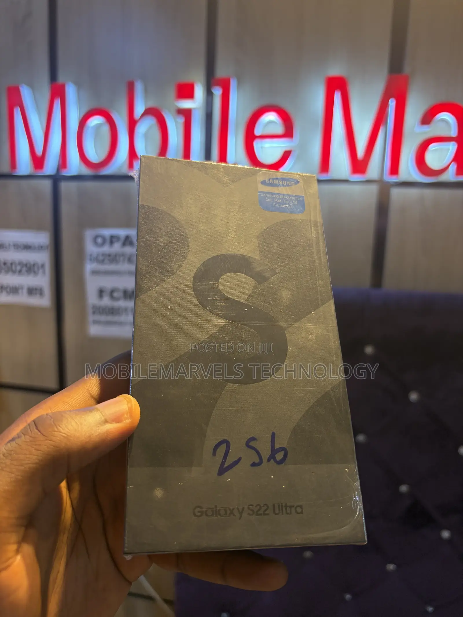 New Samsung Galaxy S22 Ultra 256 GB Black