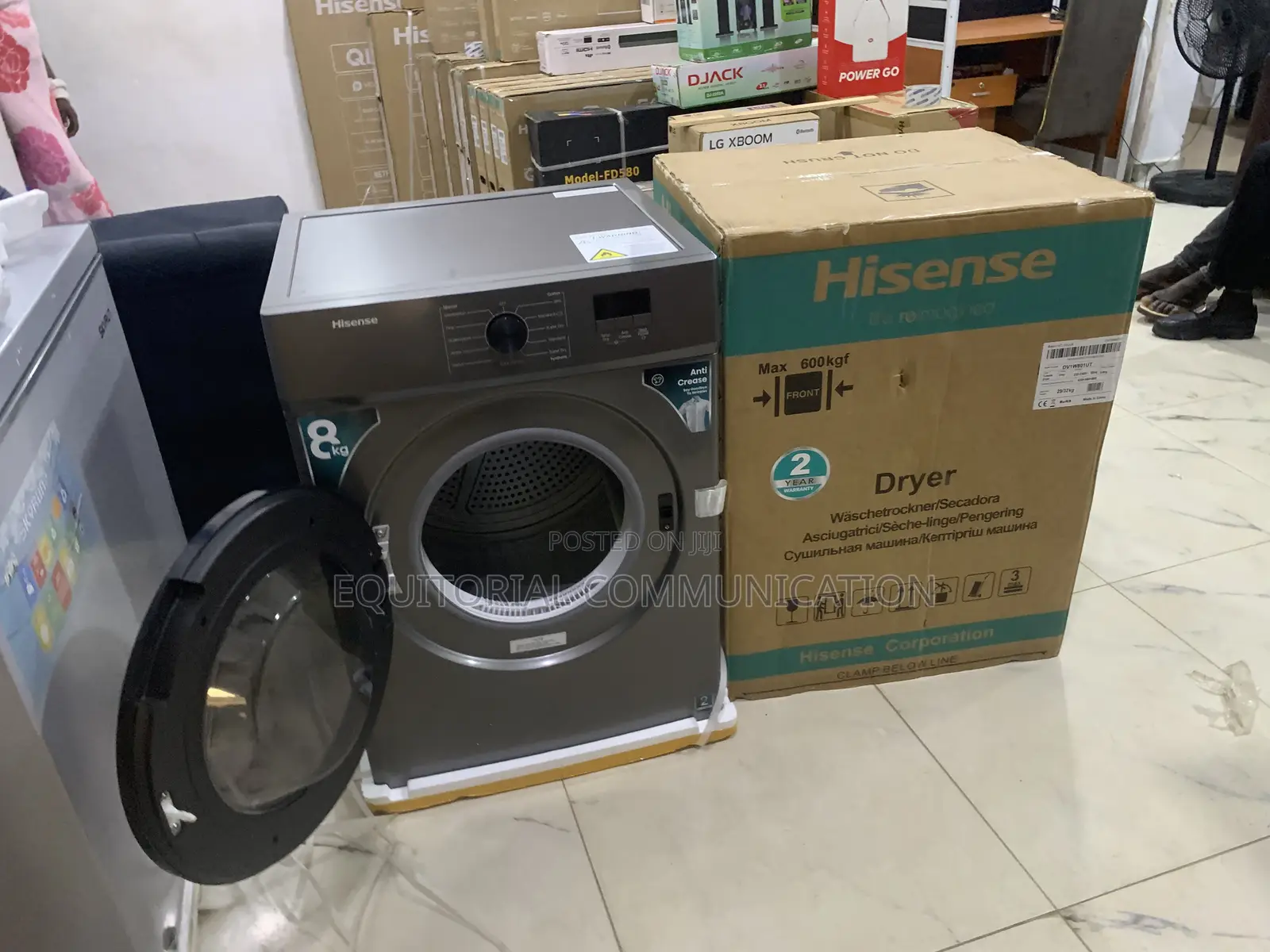 Hisense 8kg Front Loader Dv1w801ut High Efficiency Dryer