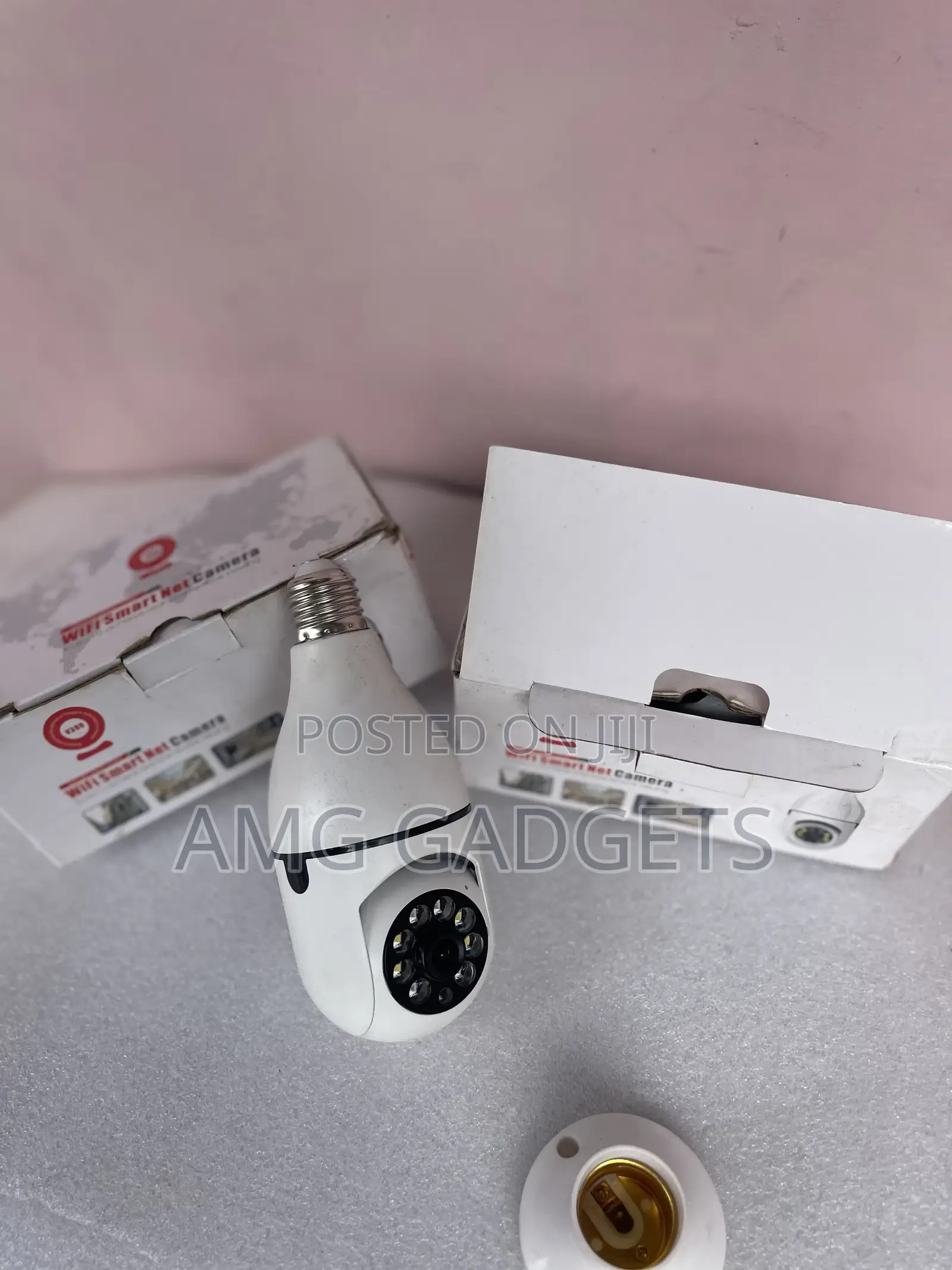 Wifi Ip Mini Camera E27 Bulb Security Surveillance Smart CCTV Ir Light