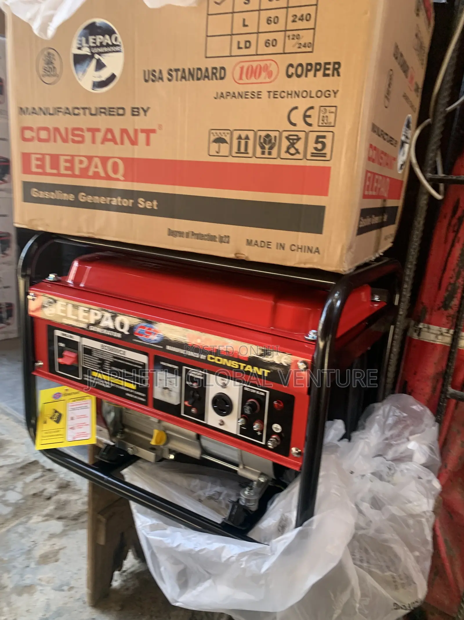 Elepaq Constant Generator 4.5kva 100% Copper Coil