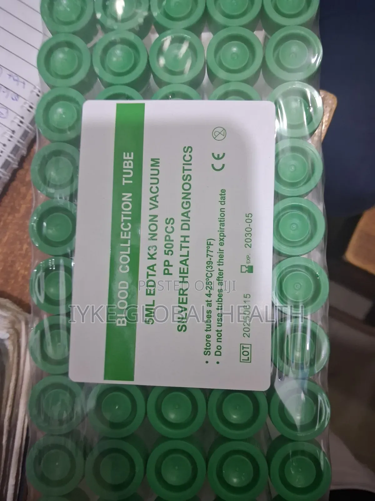 Edta Bottle Non Vacuum