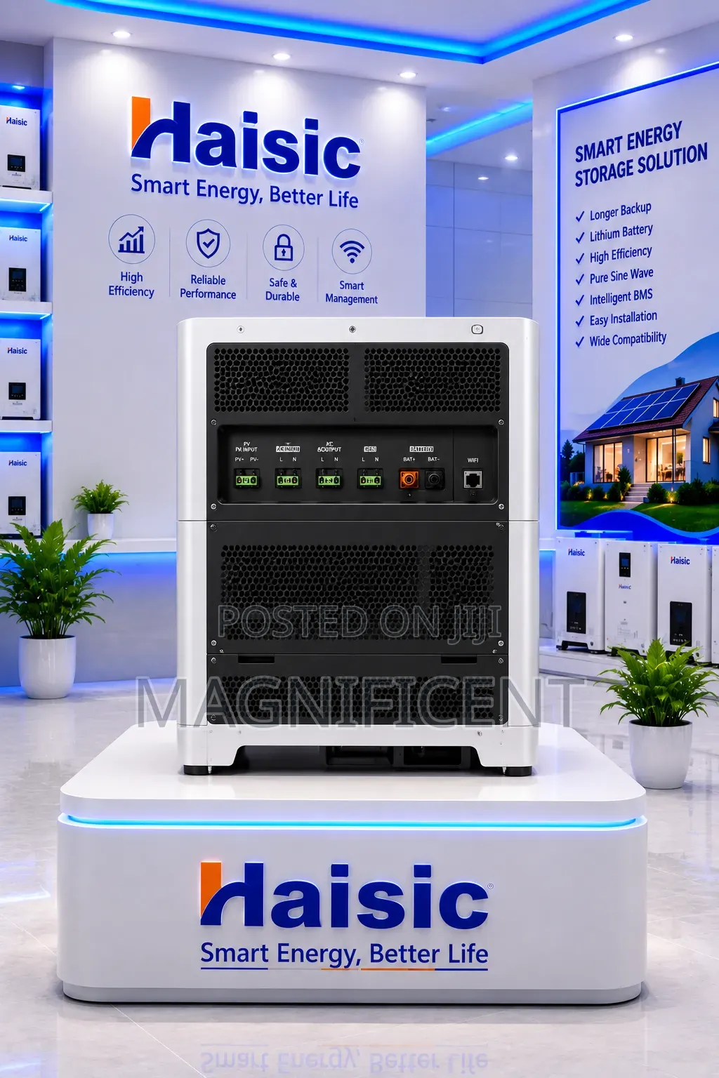 Haisic 8kwh Lithium Battery 4.2kva Inverter All-in-One Energy Storag