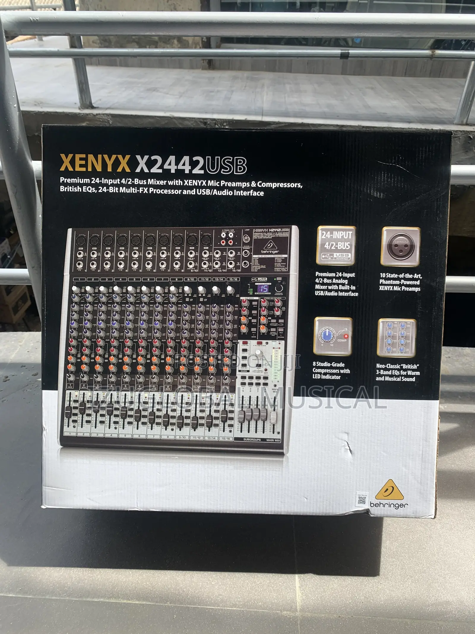 Behringer Xenyx X2442usb – 24-Input Usb Audio Mixer With Effects
