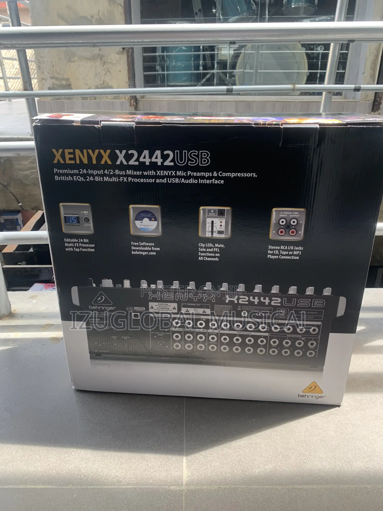Behringer Xenyx X2442usb – 24-Input Usb Audio Mixer With Effects