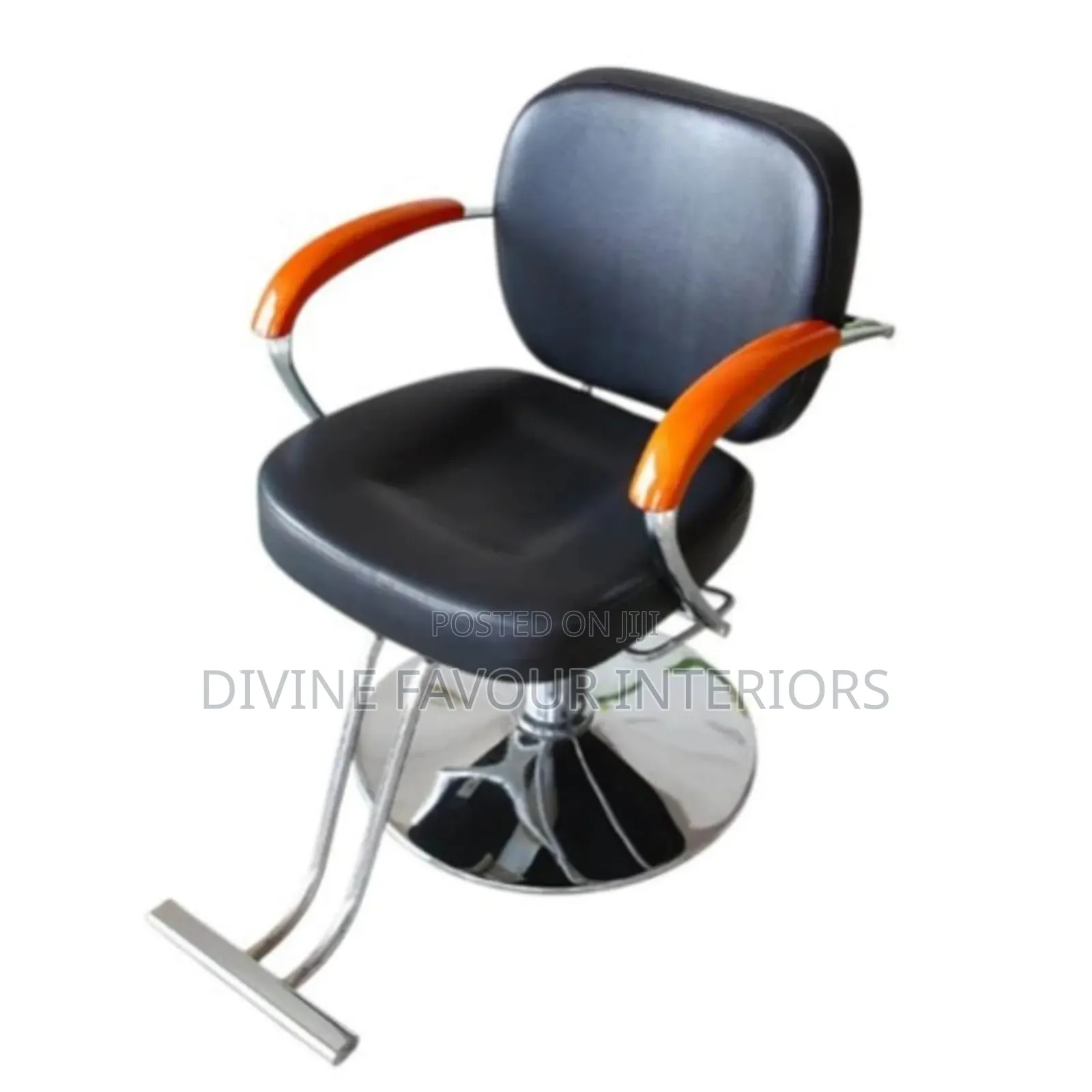 Beauty Salon Barbing Chair - Black