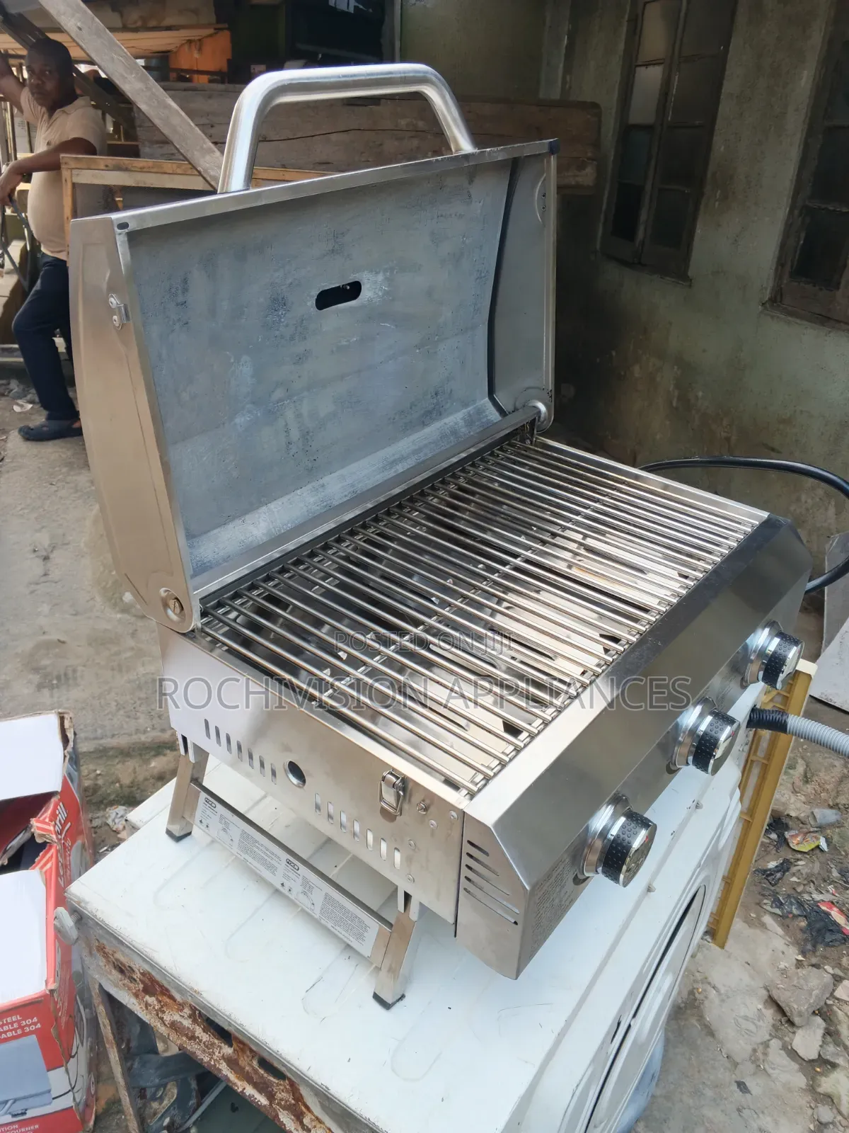 NXR Gas and Charcoal Barbecue Portable Tabletop BBQ Barbecue Grill
