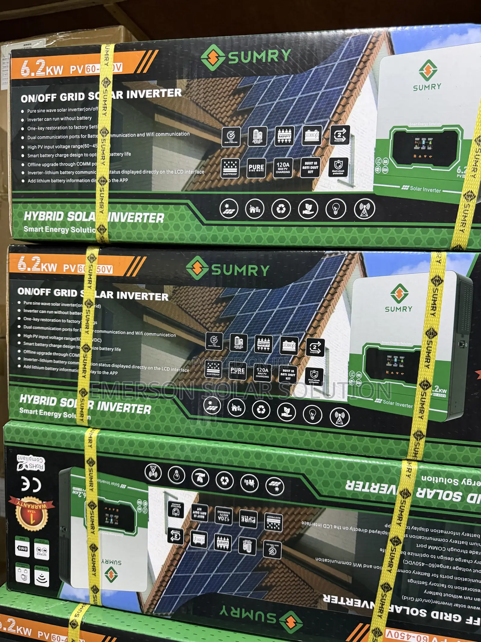 6.2kva 48v Sumry Hybrid Inverter