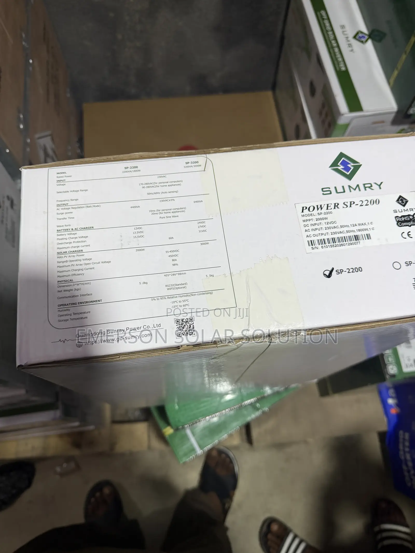 2.2kva 12v Sumry Hybrid Inverter