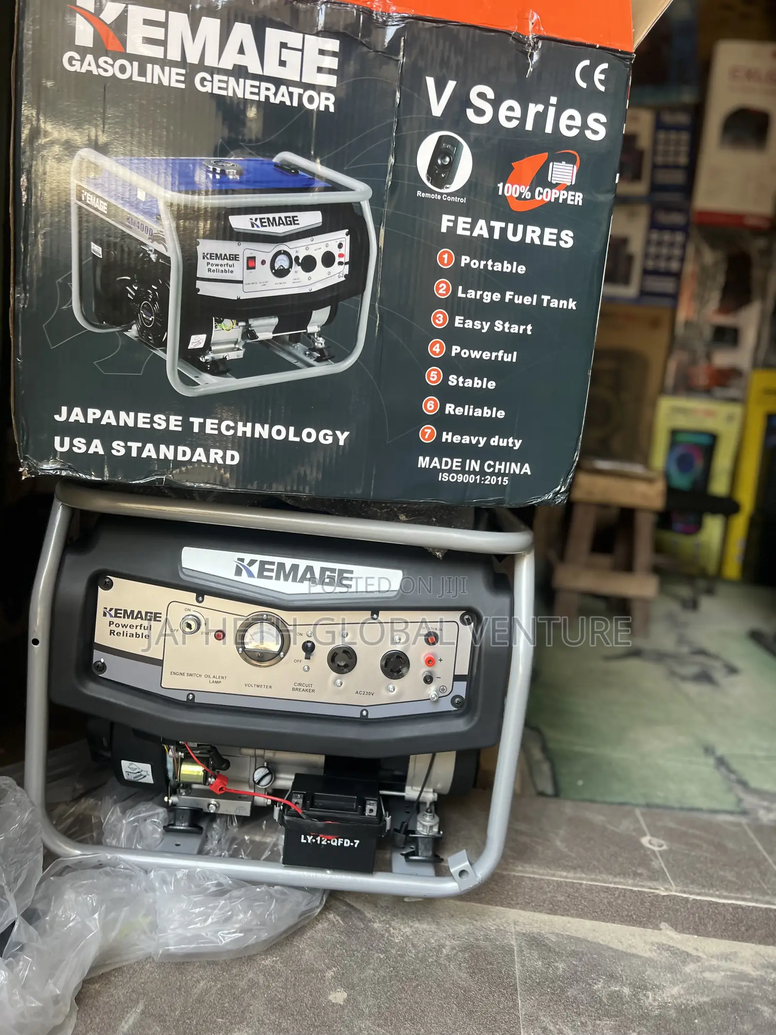 Kemage 5800 Generator 5.5kva 100% Copper Coil