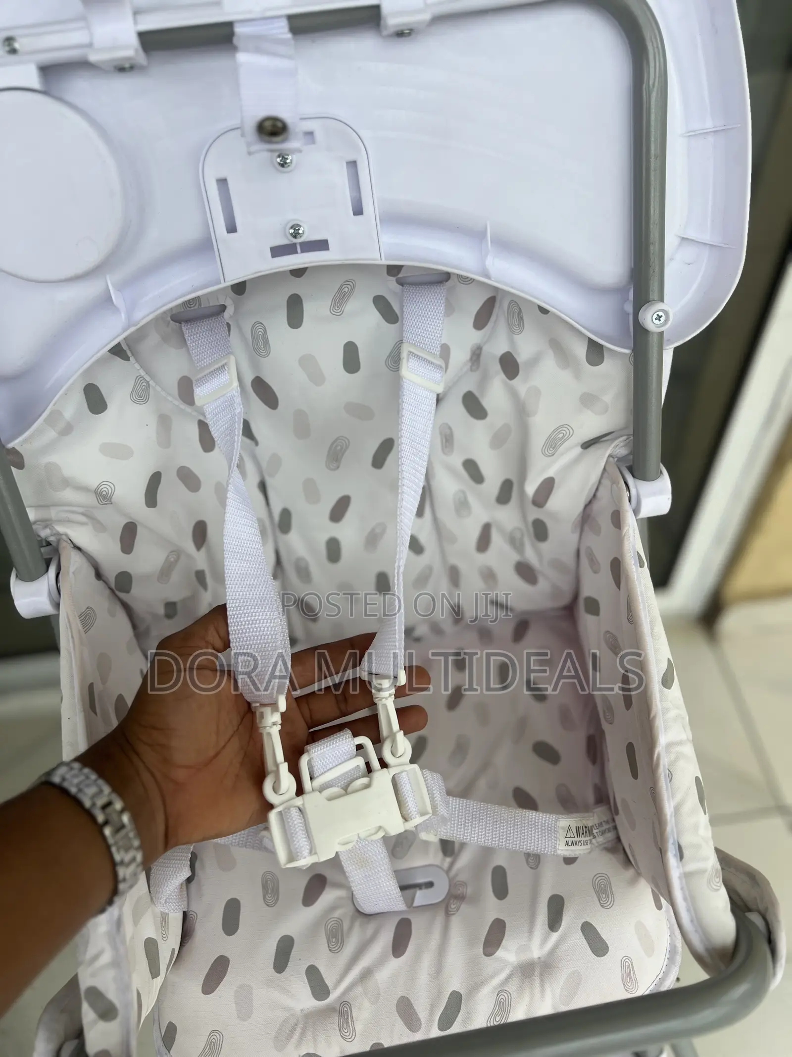 Babylo Feeding High Chair With Footrest Seat Belt and Cup Holder