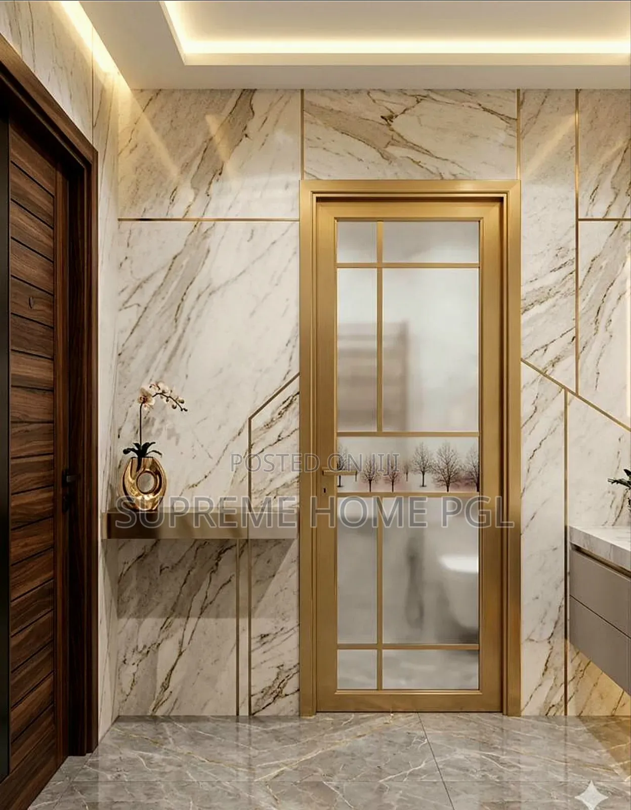 Luxury Bathroom/Toilet Door