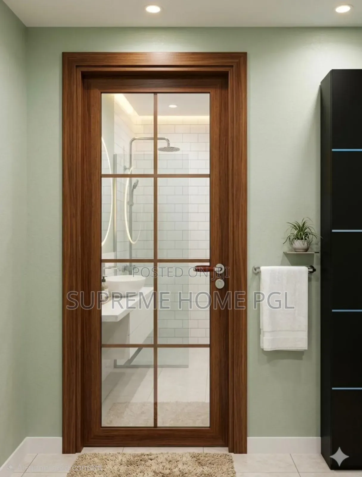 Luxury Bathroom/Toilet Door