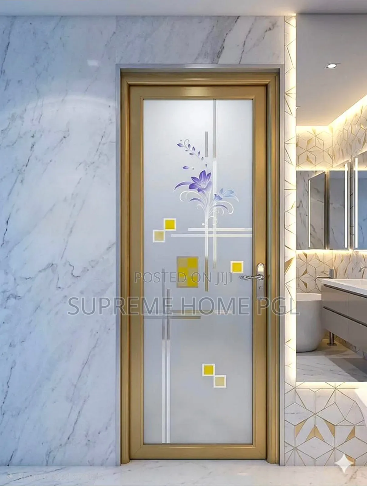 Luxury Bathroom/Toilet Door