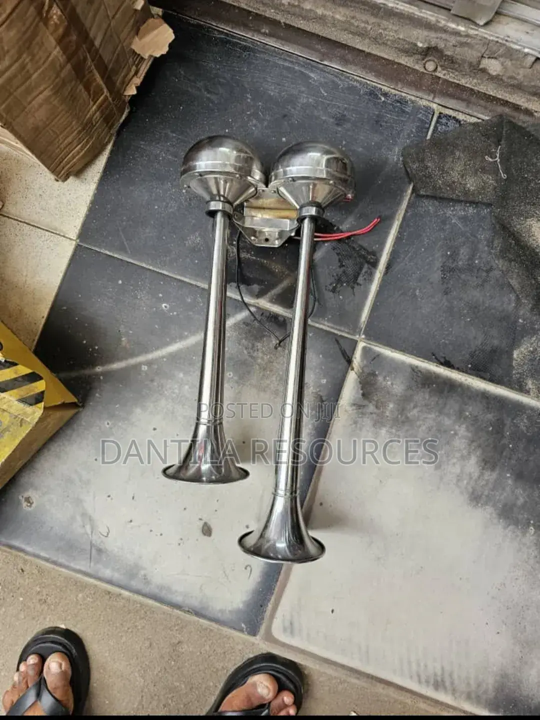 Dual Trumpet Stainless Steel Electric