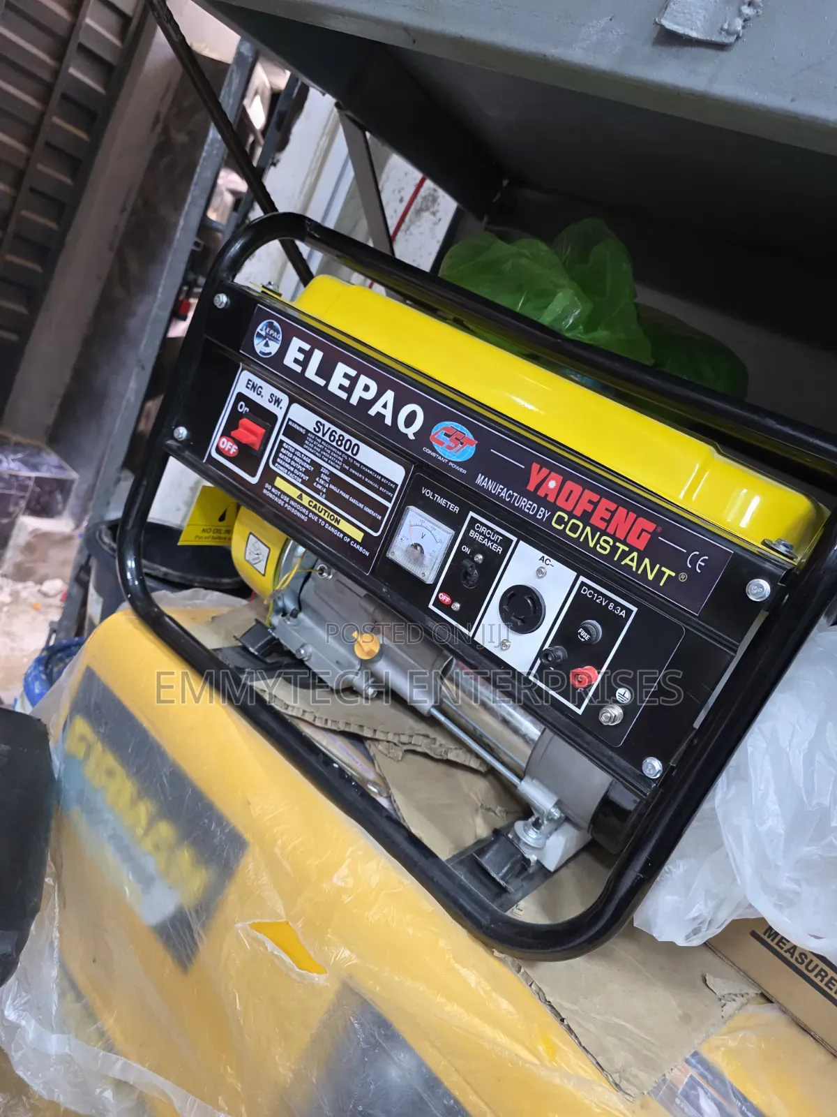 Come I Have Original Elepaq Constant Petrol Gen 4.5kva 100%Copper Coil