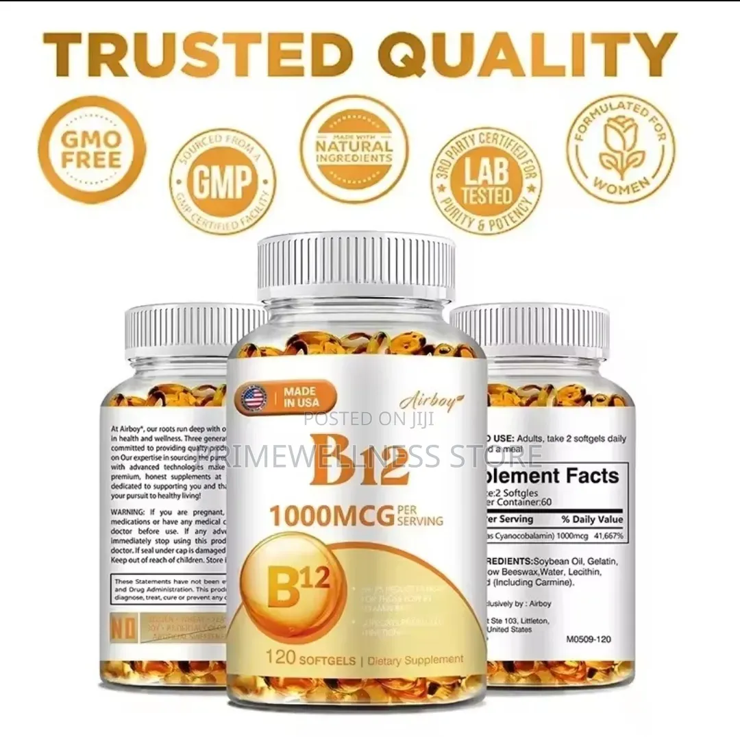 B12 1000mcg 120 Soft Gel