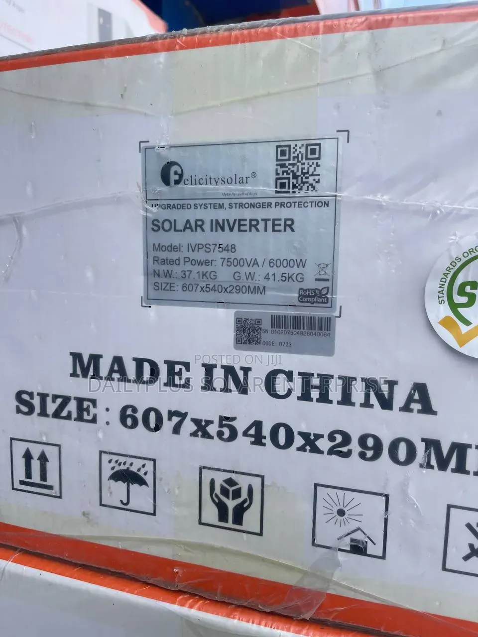 Felicity 7.5kva 48v Nonhybrid Solar Inverter