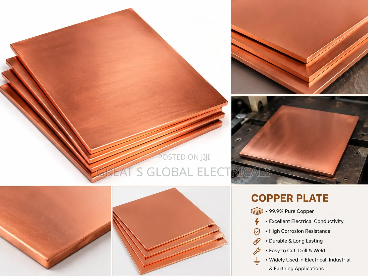 Pure Copper Plate