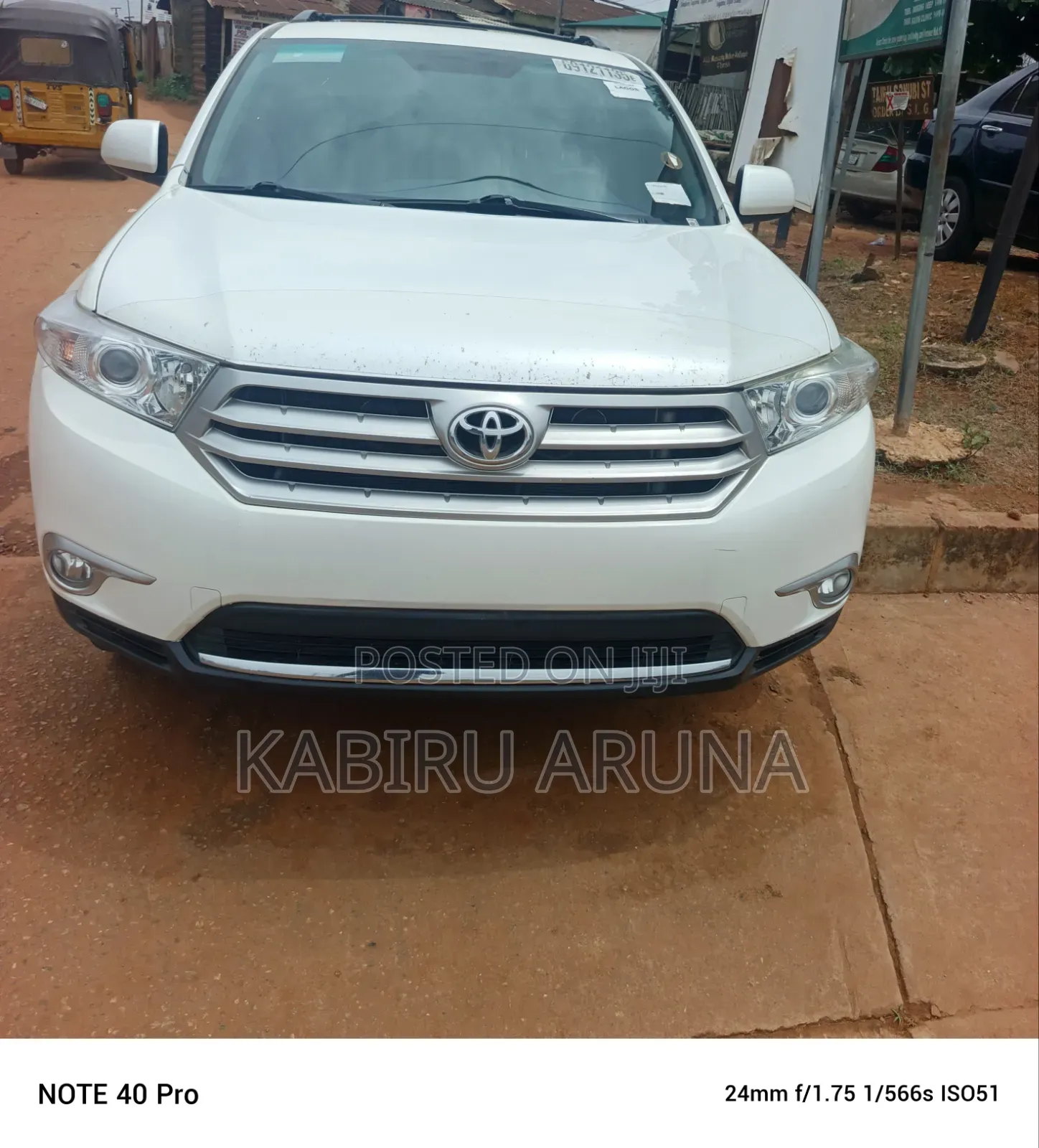 Toyota Highlander 2012 White