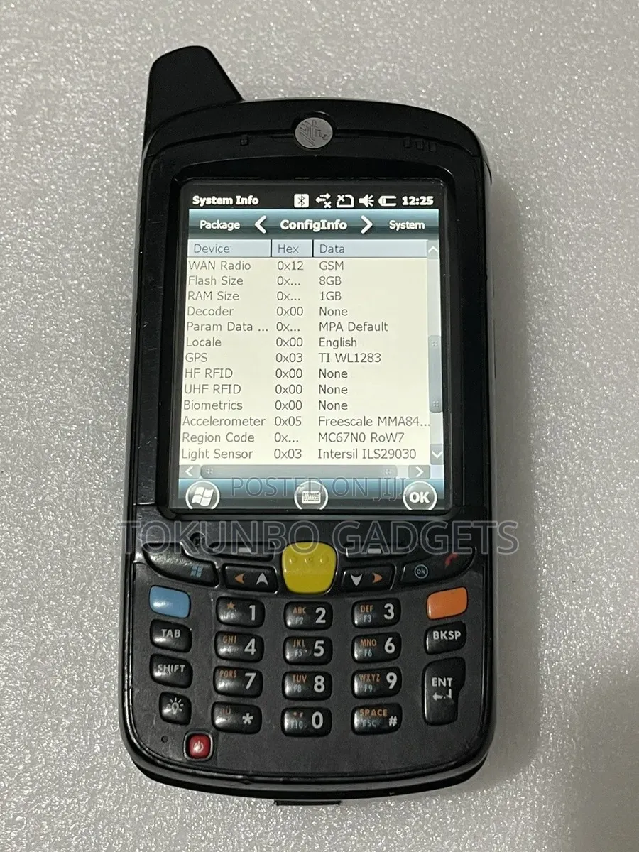 Zebra Mc67 Mc67na-pdabab00500 Computer 2d Barcode Scanner Windows 6.5