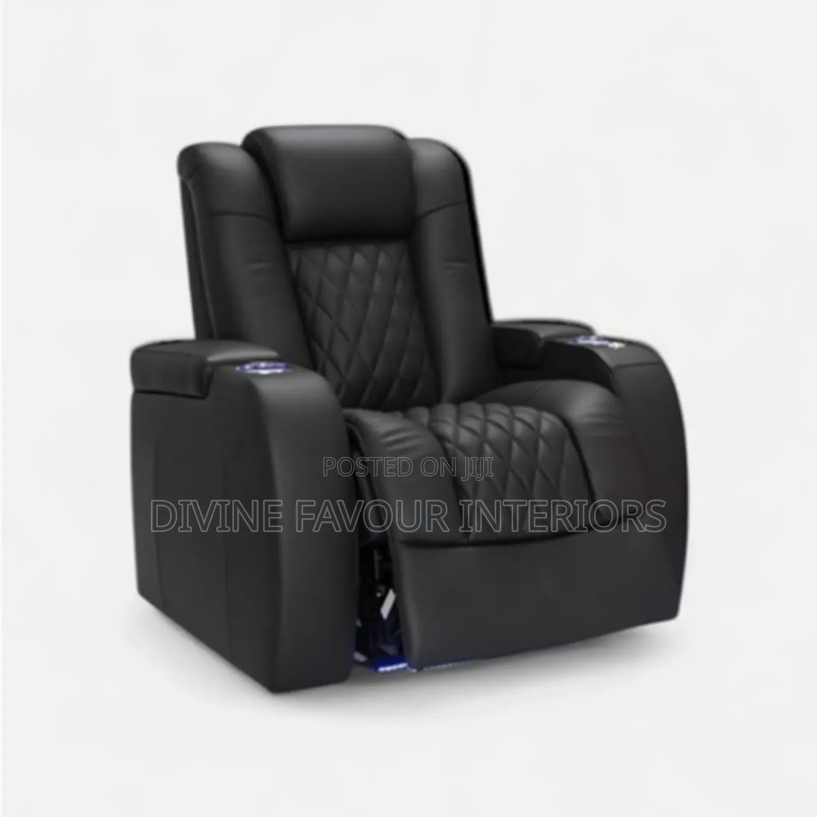 Electric Massage Recliner Cinema Sofa Chair - Black
