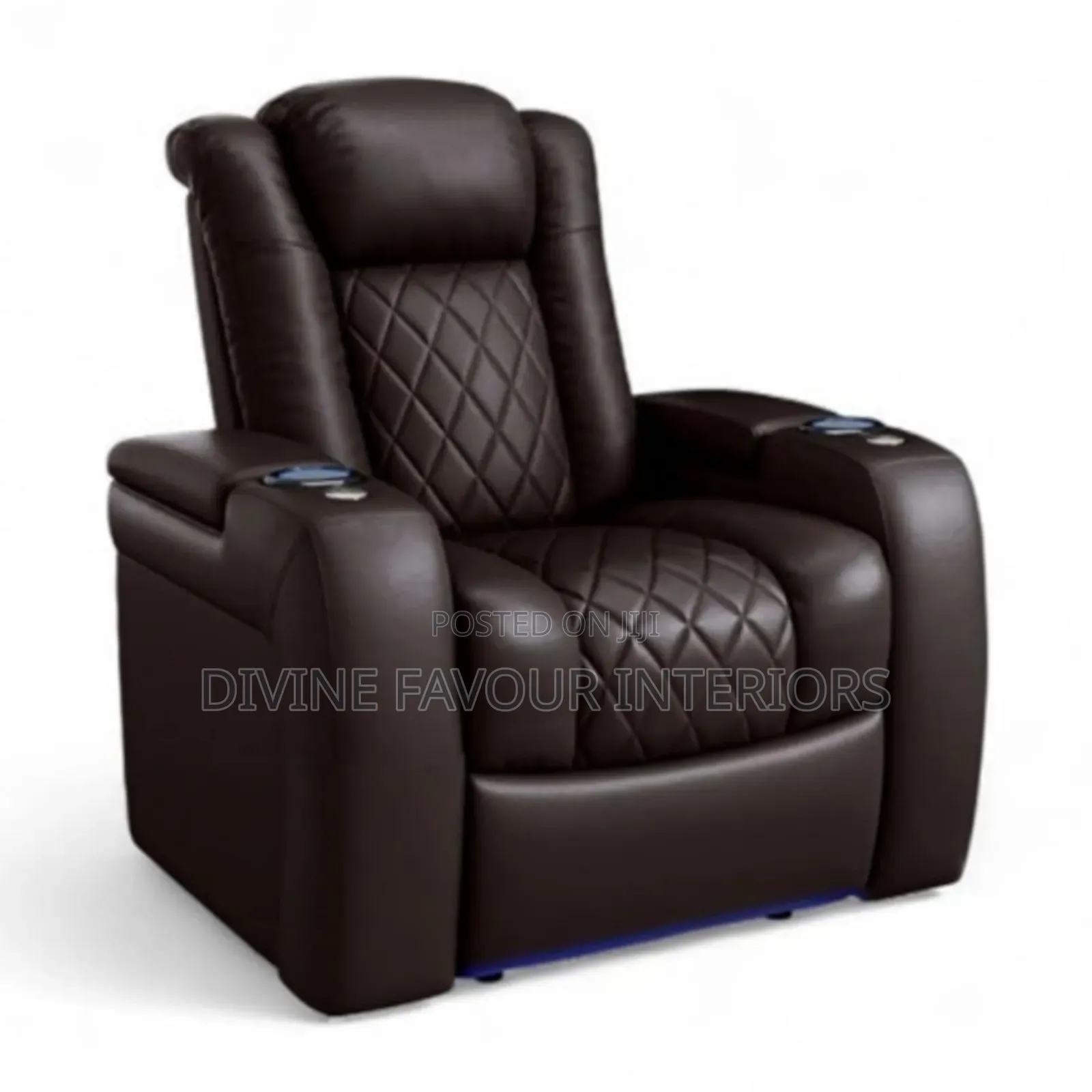 Electric Massage Recliner Cinema Sofa Chair - Brown