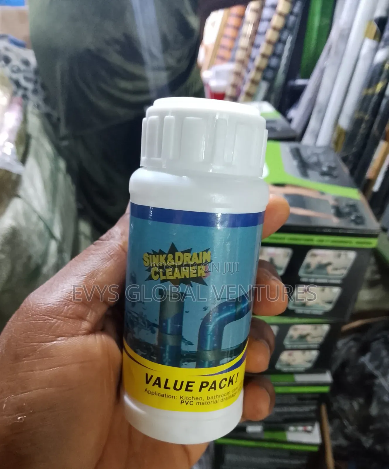 Sink and Drain Agent Cleaning Powder