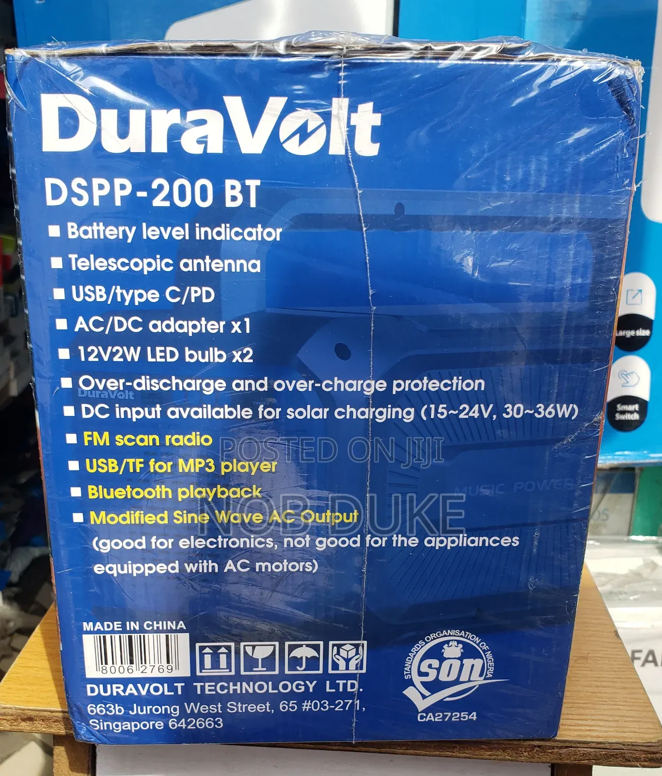 Duravolt 200w Solar Power Portable Station DSPP-200 Bt + 30w Panel