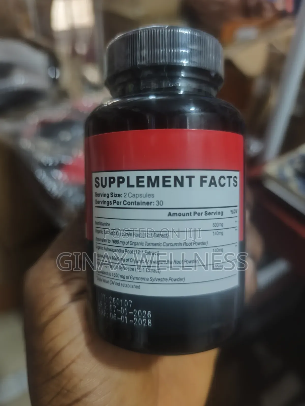 Benfotiamine 4-in-1 Capsules for Nerve, Blood Sugar, Energy and Stress