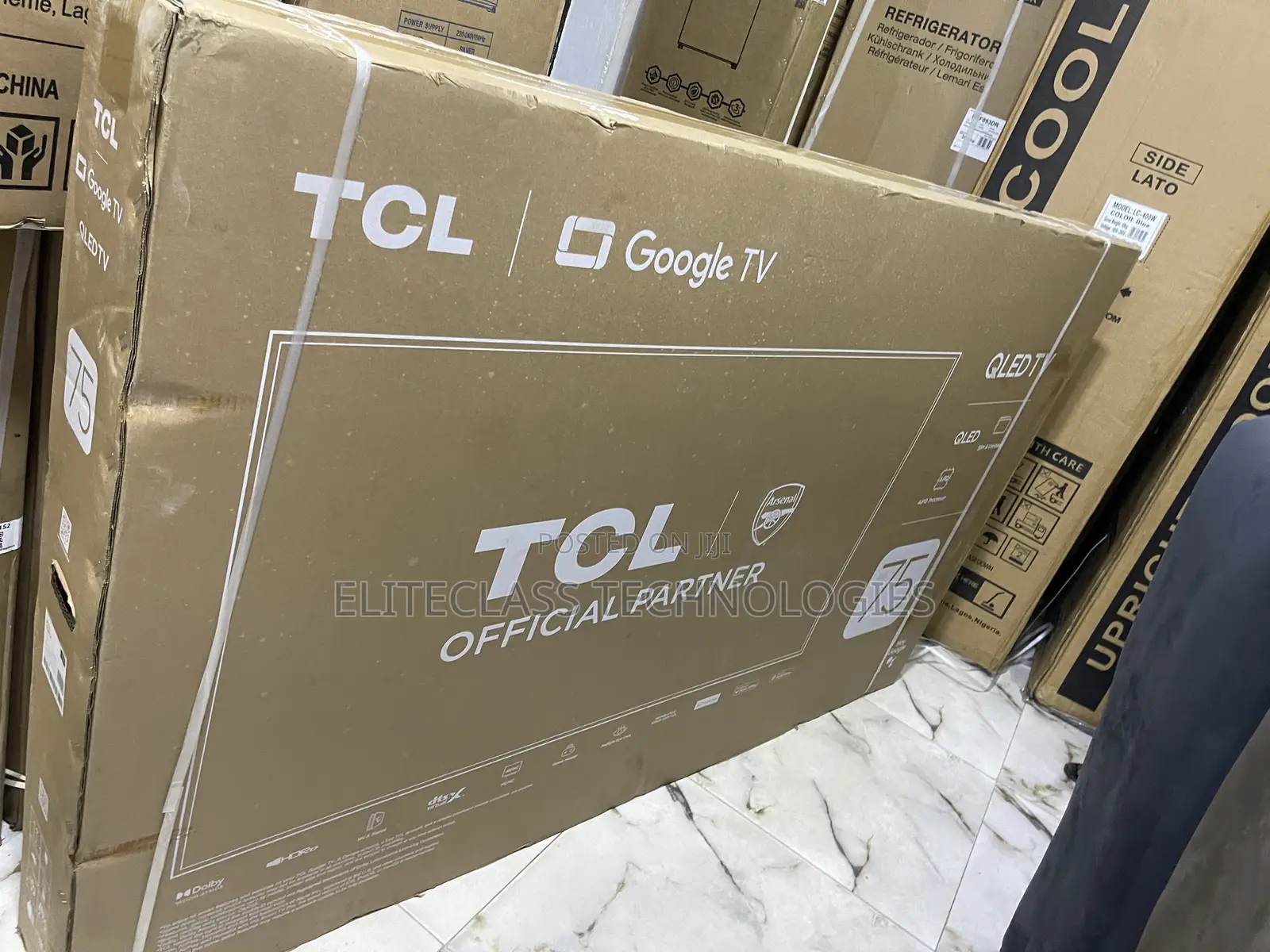 TCL Smart Entertainment Tv 75 Inch Qled