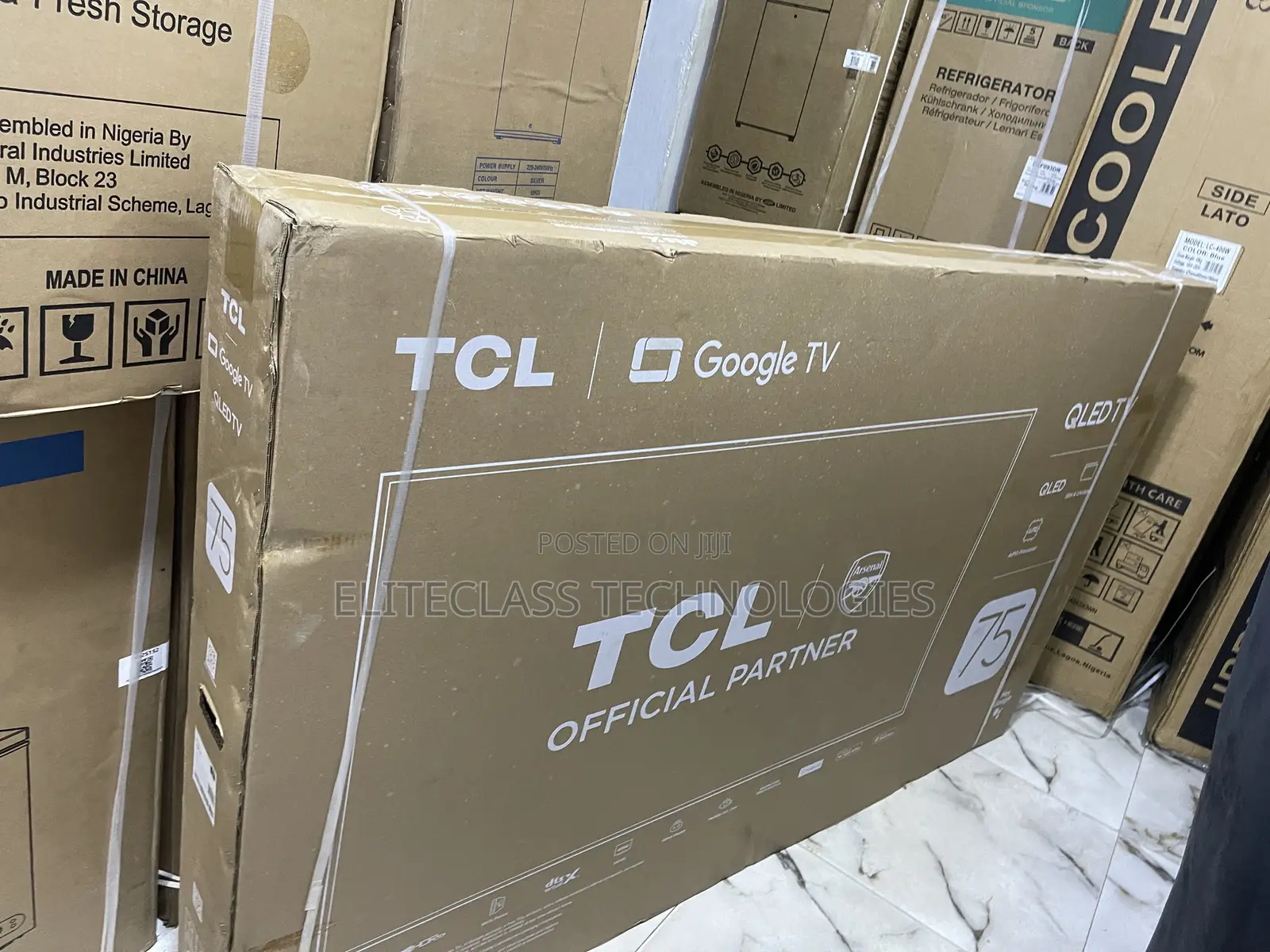 TCL Smart Entertainment Tv 75 Inch Qled