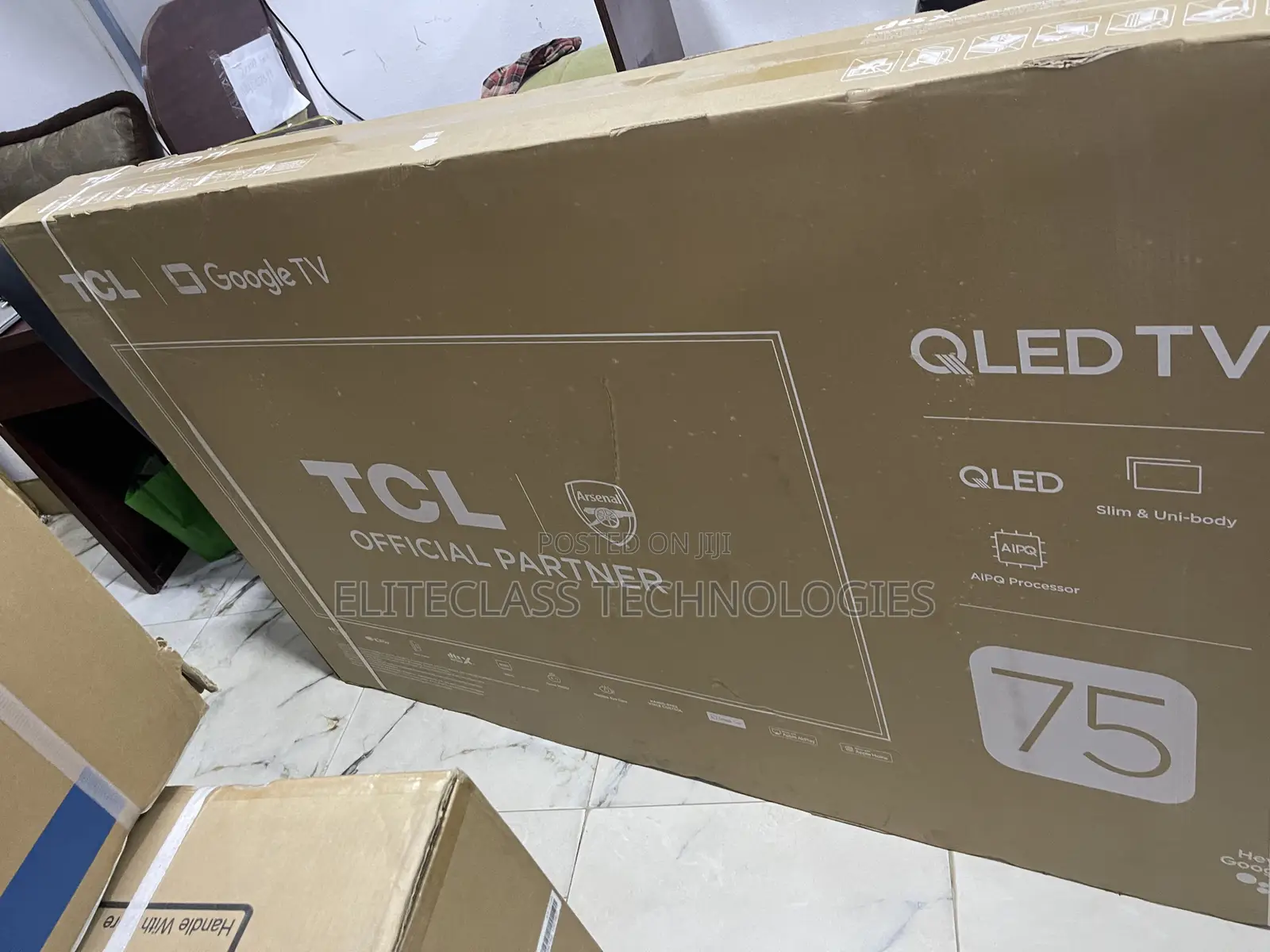 TCL 75" Smart Tv With Qled Panel