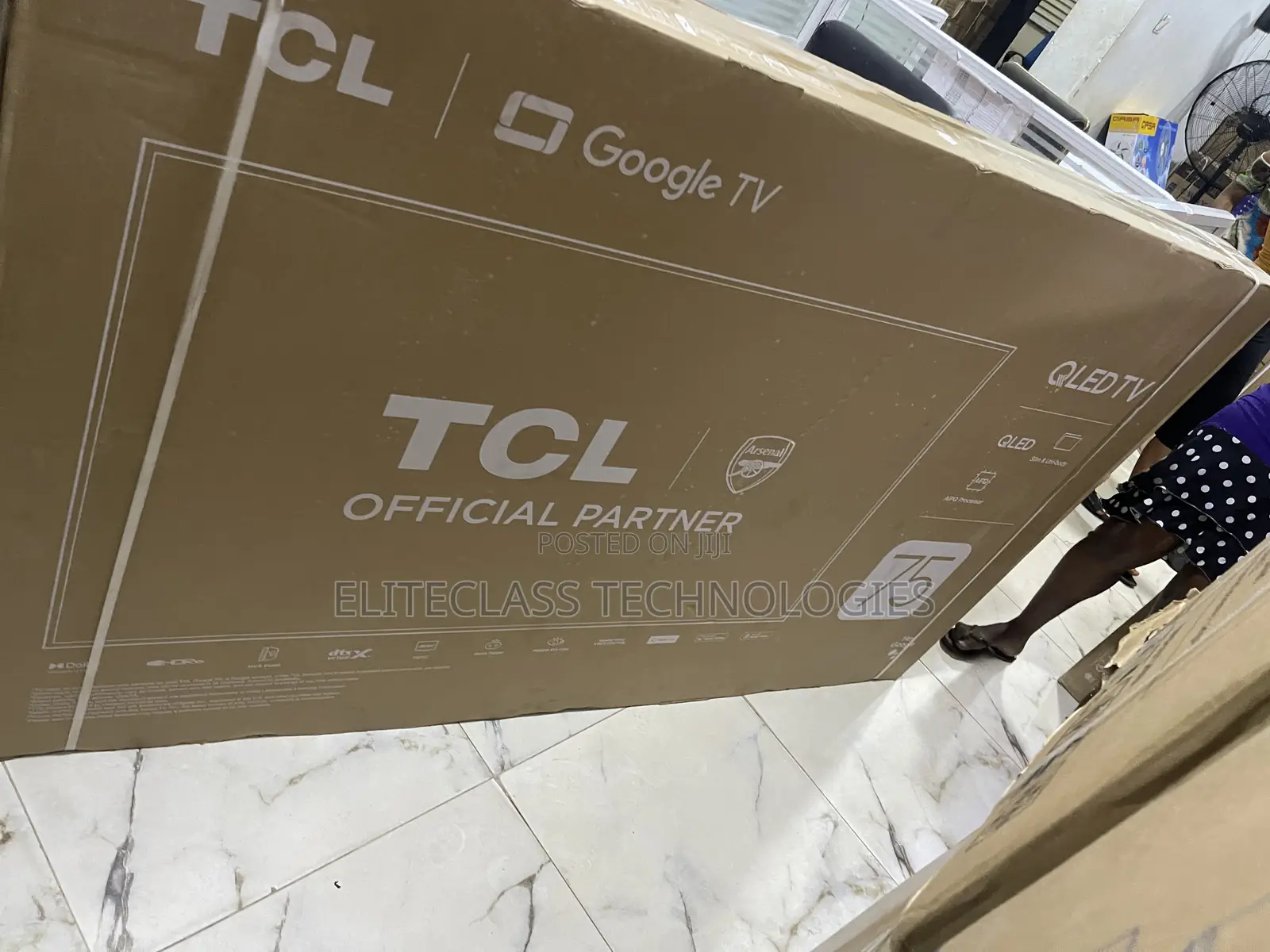 TCL 75-Inch Television With Smart Functions