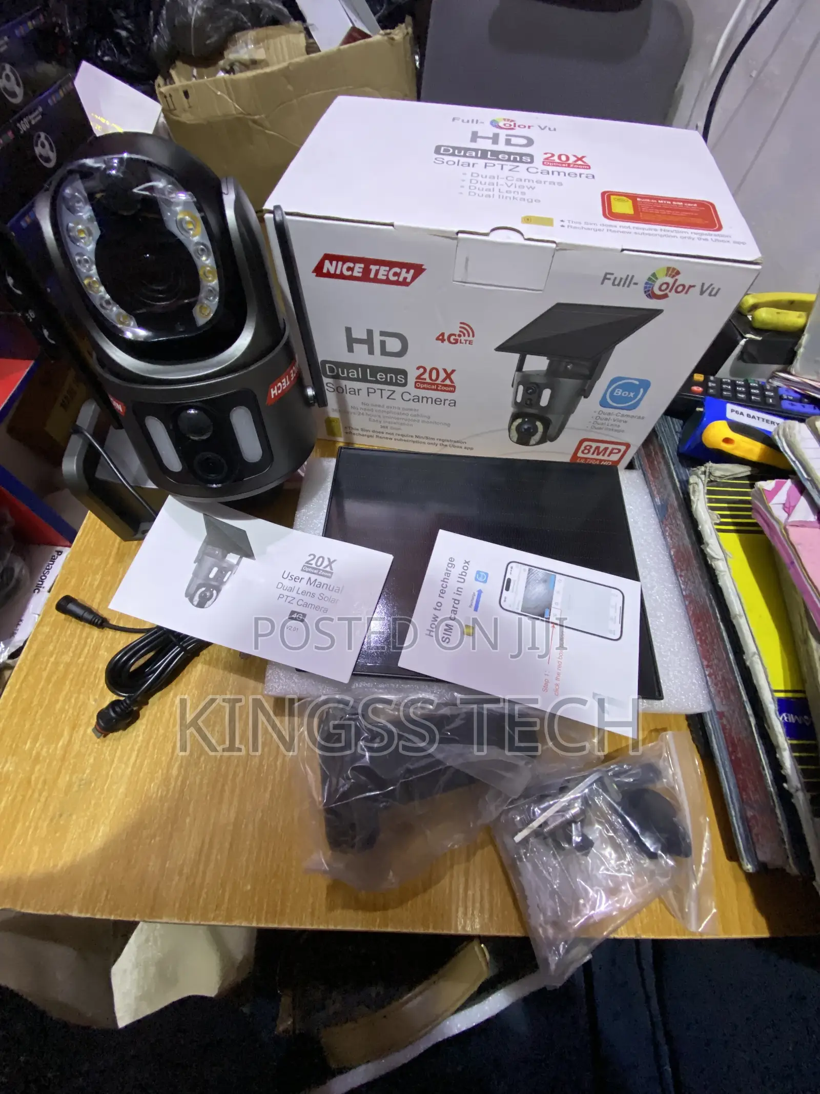 Sd3020 Dual Lens Solar Camera