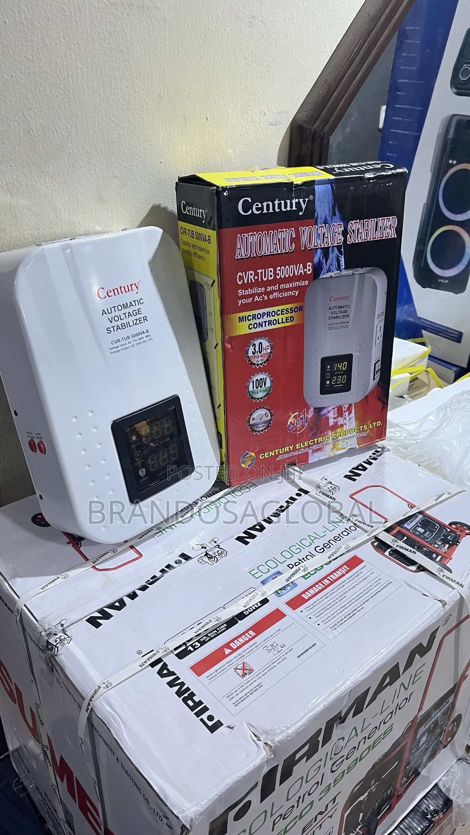 Century Stabilizer CVR-Tub-5000va-B – Strong Voltage Protection Device