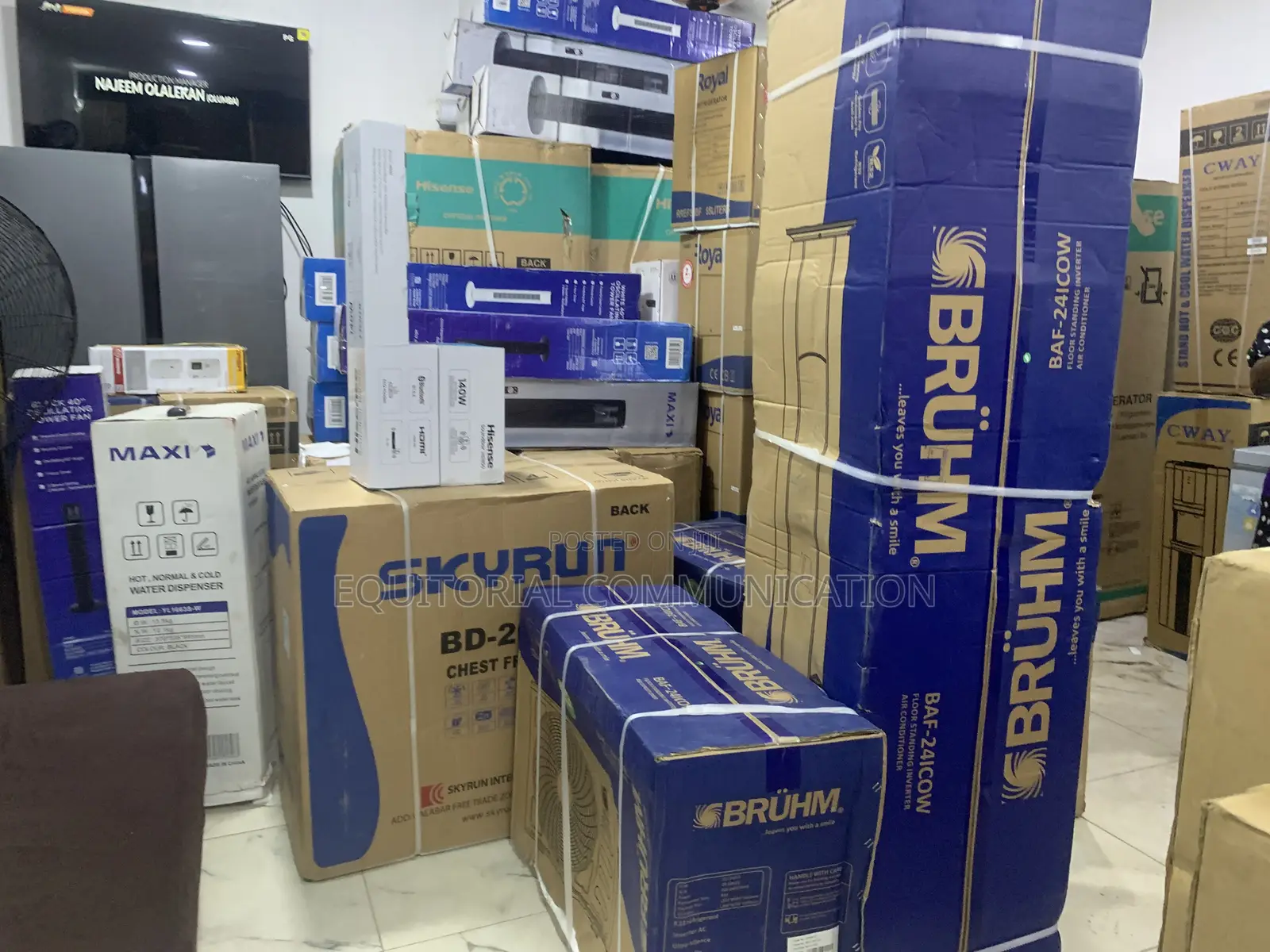 Bruhm Premium 3hp Floor Standing Inverter Ac