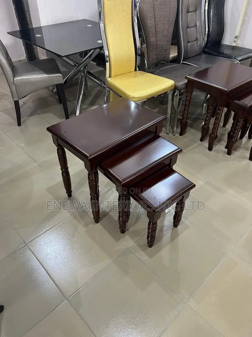 Brown Color 3in1 Wooden Side Stool