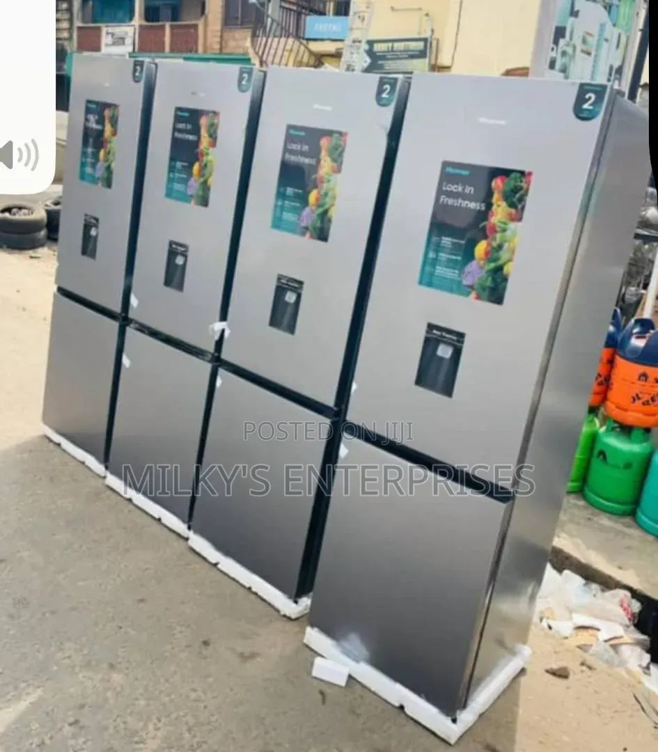 Hisense Double Door Refrigerator WTH Water Dispenser Ref 35dcb-Rb 264l