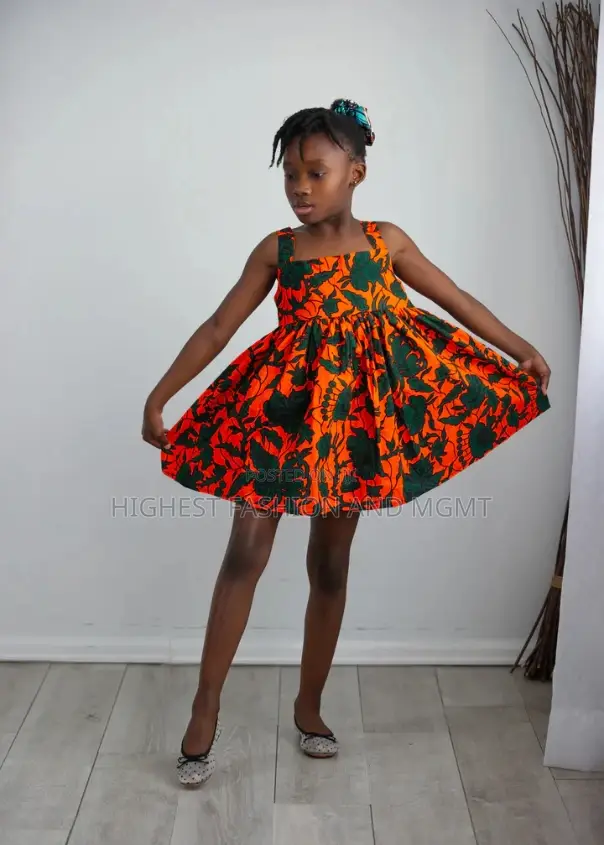 Ankara Print Girl's Dress