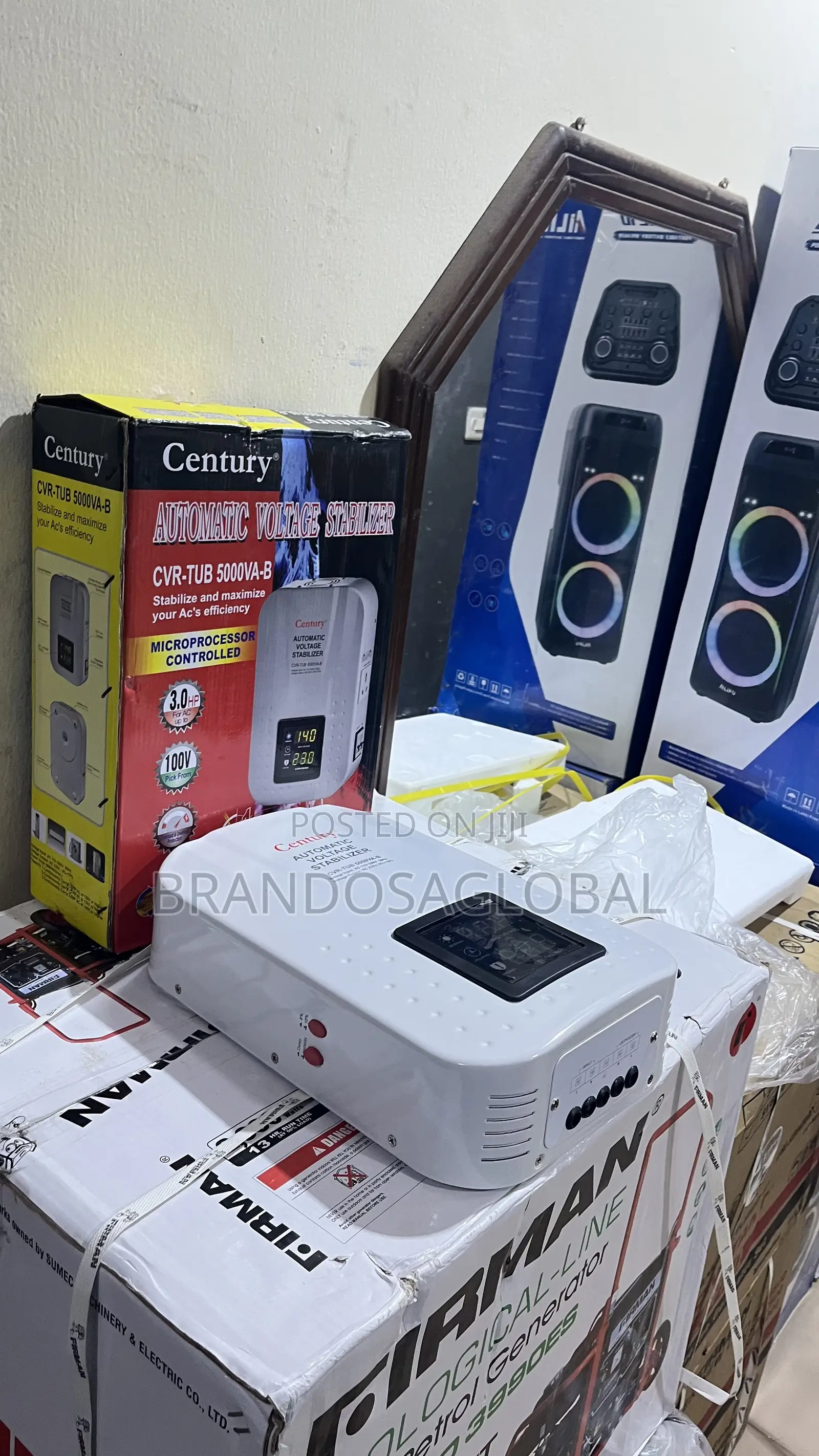 Century Stabilizer CVR-Tub-5000va-B–Efficientindoor Voltage Stabilizer
