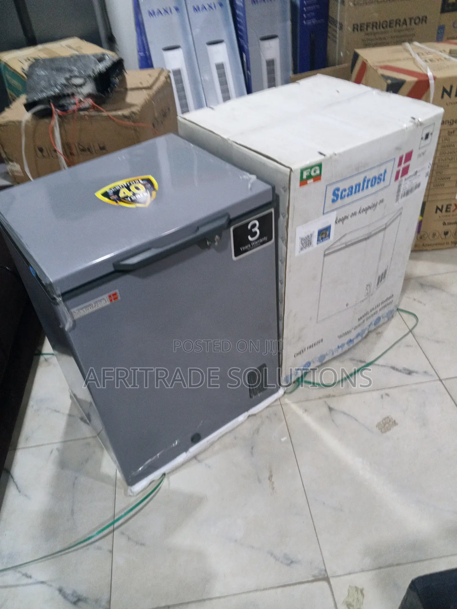 Scanfrost Apscfzfg44 134l Super Freezing Chest Freezer