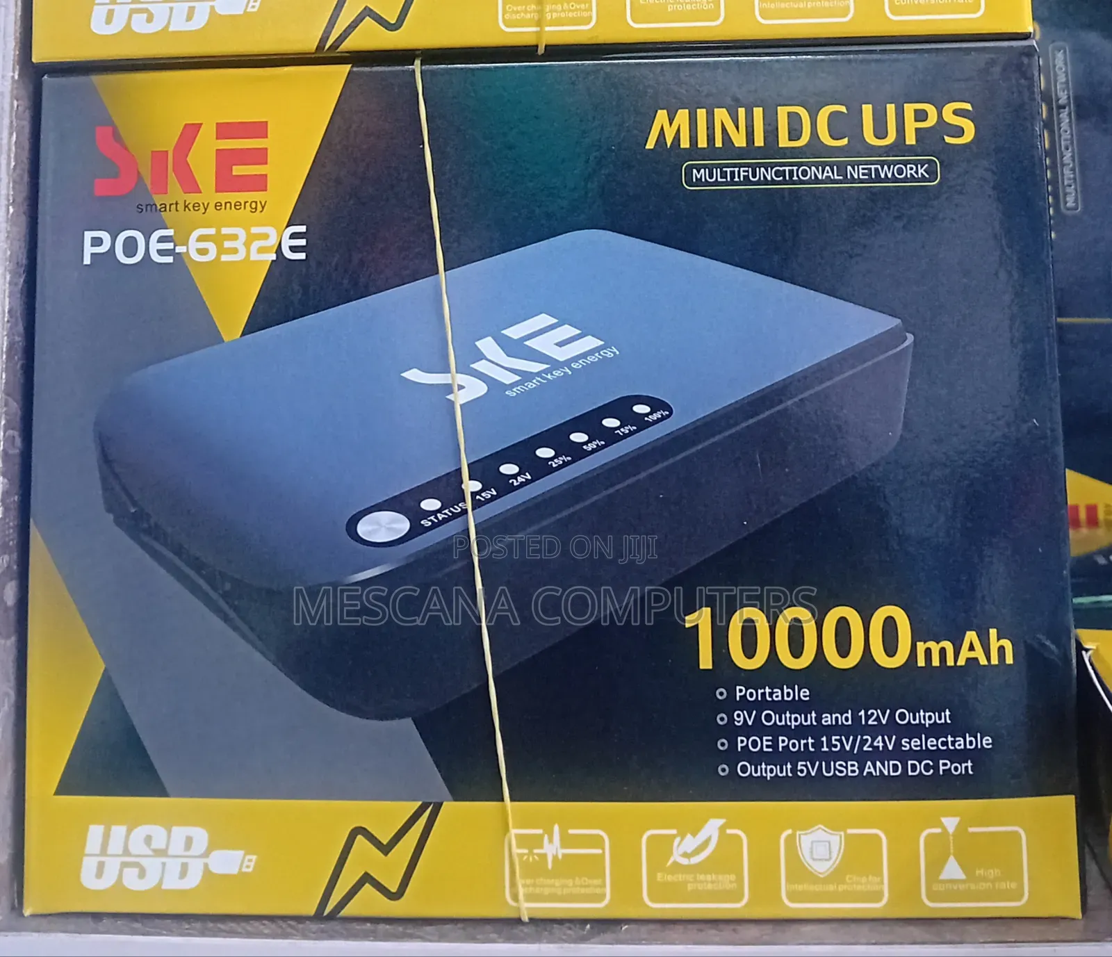 Ske Mini Dc Ups Router Power Bank 10000mah