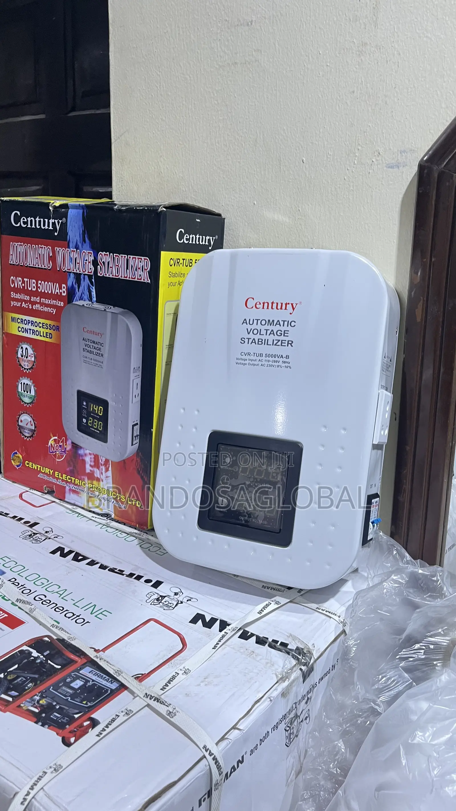 Century Stabilizer CVR-Tub-5000va-B–Efficientcommercialpower Regulator