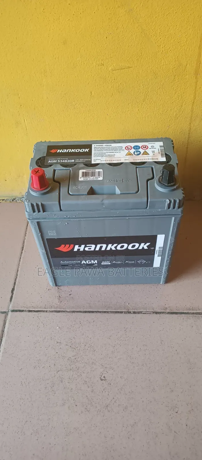 Hankook Agm Battery 38ah