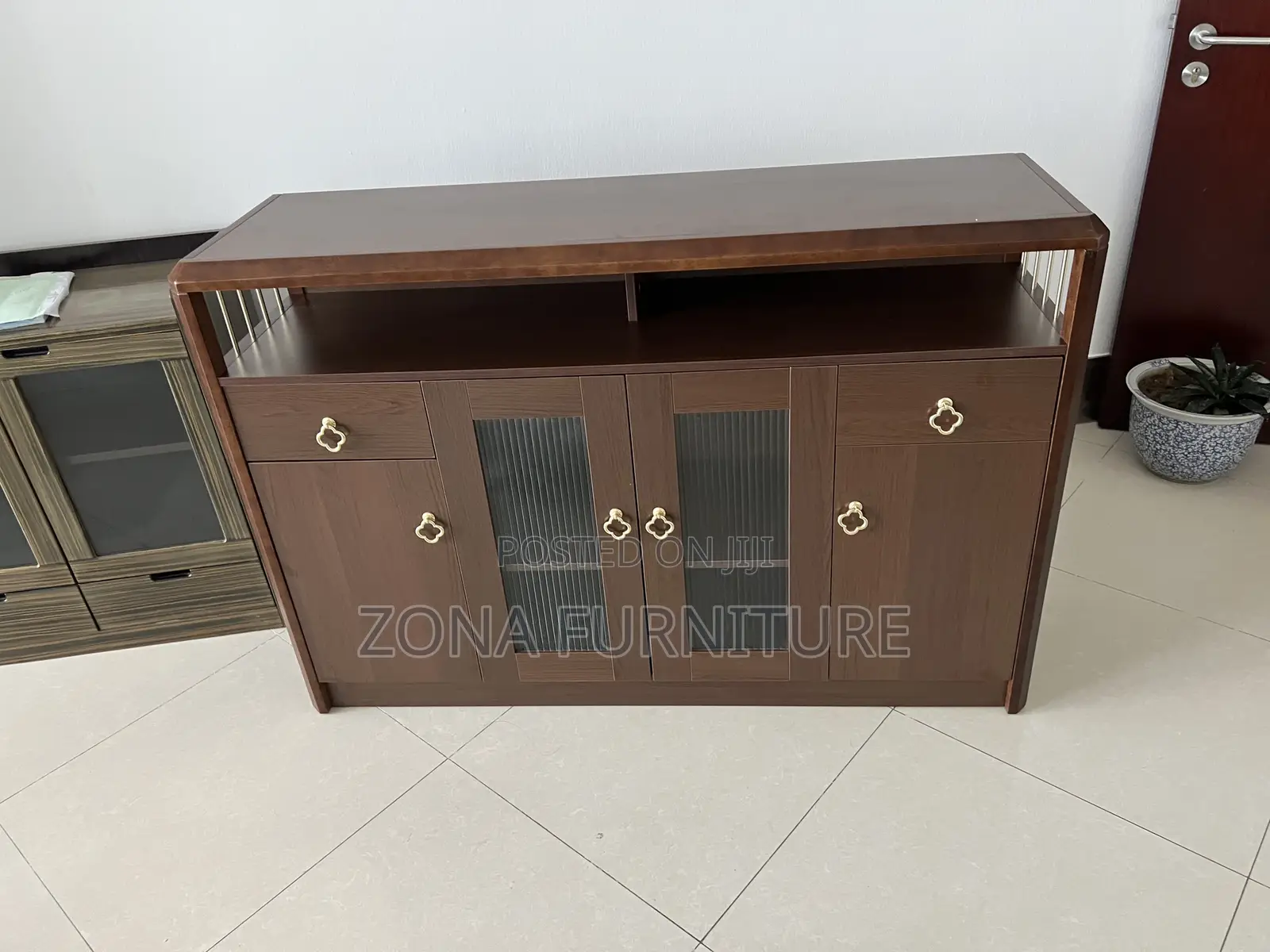 Turkish Pure Wooden Side Dining Buffet